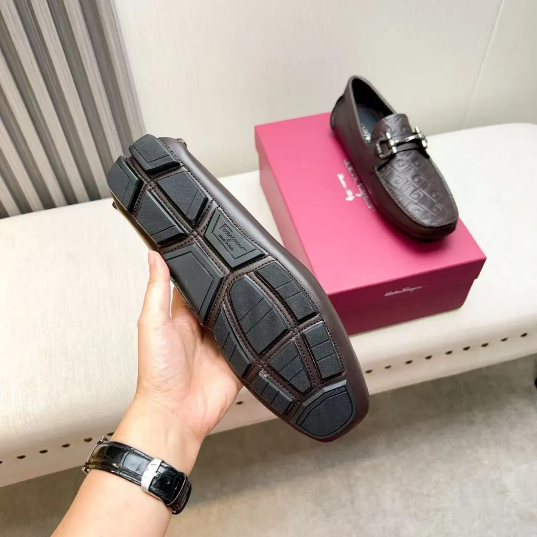 Men's men's shoes 💰620 Ferragamo new high-end quality 🔥 imported cowhide ➕ cowhide lining size 38-45